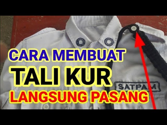 satpam modifikasi tali kur dibaju pdh satpam