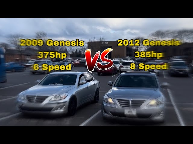 6AT Genesis Sedan 4.6 Vs 8AT Genesis Sedan 4.6! 55 rolls.. 60.. and more