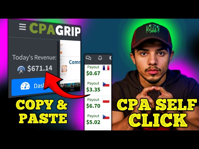 Earn $671.14/Day With CPA SELF CLICK (Make Money Online 2025)