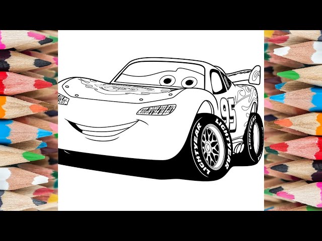 We color Lighting Mcqueen | Coloring Pages - Coloring Book