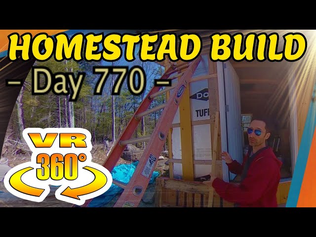 Homestead Building - Finishing Up Mini House Sheathing, Planning for Future Projects