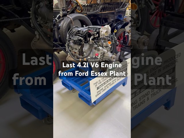 Last 4.2L V6 engine produced at the Ford Essex Engine Plant in Windsor, ON