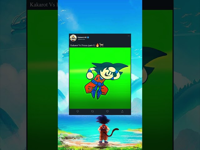 Kakarot Vs Frieza (part-1) ☠ #shorts #short #anime #animeedit #aftereffects #viralanimeshorts #edit