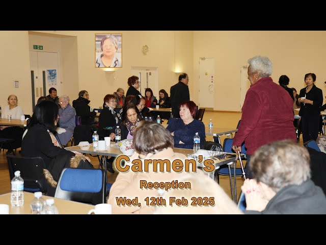 Carmen Fajardo's Reception - Wed, 12th Feb 2025