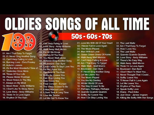 Brenda Lee, Elvis Presley, Neil Sedaka, The Platters, Tom Jones - Oldies But Goodies 50s 60s 70s