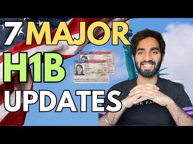 Big News! 7 Major H-1B Changes – Huge Benefits for Tech Workers & Students 🚀