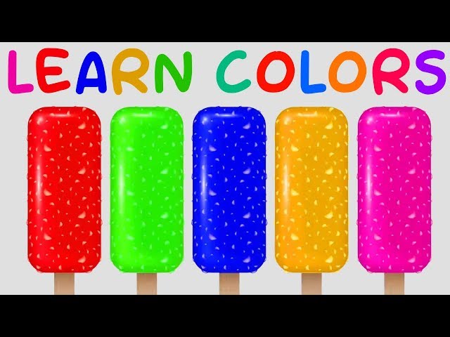 Learn colors for kids | Colors for Children | Creative educational videos | Colors with Ice cream