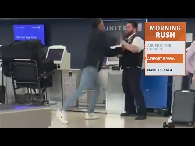 Airline employee fired, former NFL player charged after viral fight at airport