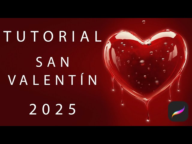 🎨 Cómo Pintar un Corazón de Caramelo Realista 🍬 | Tutorial de Ilustración Digital para San Valentín