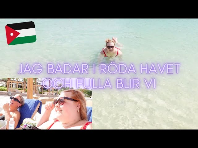 LYXRESORT I AQABA, ALDRIG HAFT EN BÄTTRE SEMESTERDAG? - Resevlogg #6 Jordanien 2023