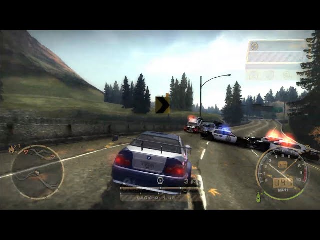 Need for Speed Most Wanted (2005) Heat 1-10 Police Chase HD (HARD MODE)