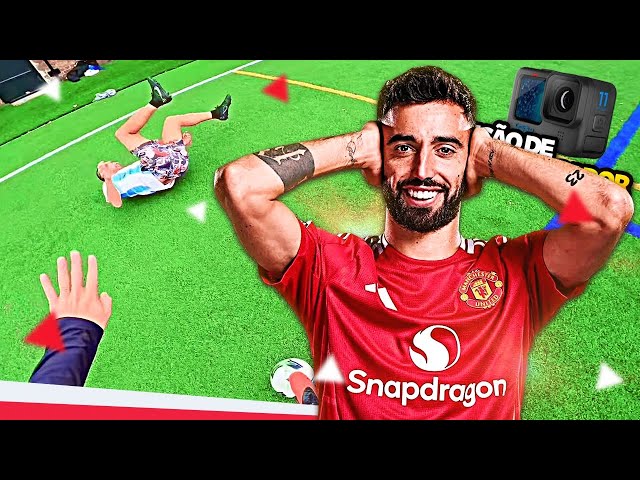 FIZ UM GOL DO MEIO CAMPO JOGANDO IGUAL O BRUNO FERNANDES!