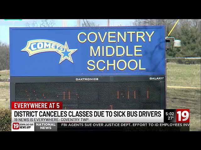 Summit County school district closed due to sick bus drivers