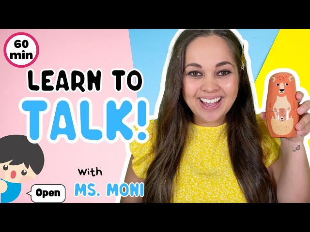 Learn To Talk | First Words, Colours, Functional Words and Counting | Talking Toddler with Ms Moni