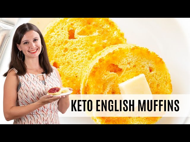 2-MINUTE KETO ENGLISH MUFFIN: Soft On The Inside, Crusty On The Outside!