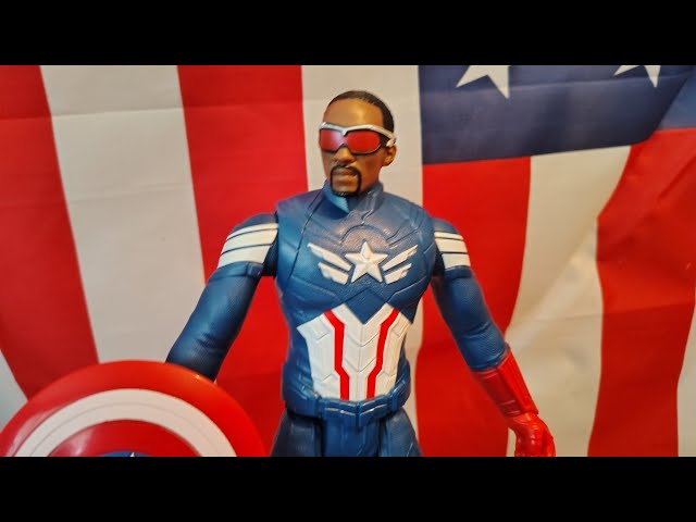 SAM WILSON! CAPTAIN AMERICA: BRAVE NEW WORLD! MARVEL TITAN HERO SERIES UNBOXING!