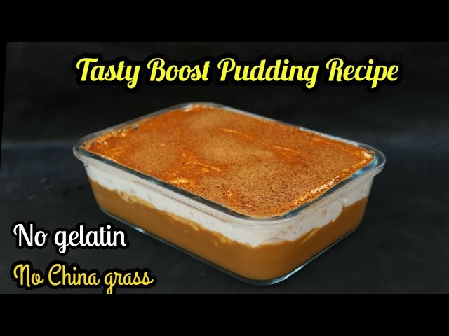 Boost Pudding |Easy Pudding Recipe |Ifthar Special |Quick & Tasty Dessert