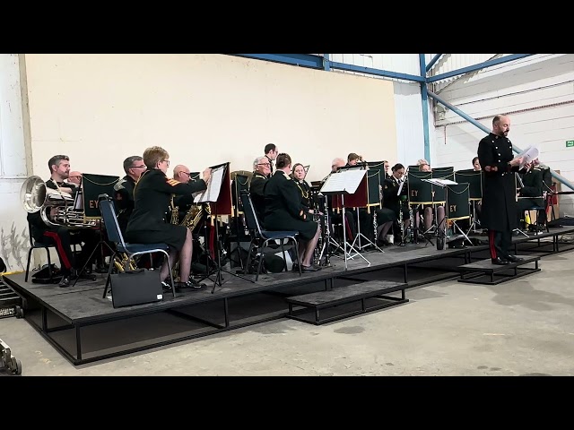 Essex Yeomanry Band at Vulcan Bomber Open Day 2024. (Part 4)