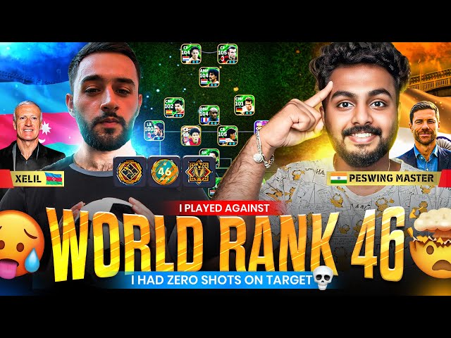 WORLD RANK 46 🆚 PES WING MASTER | BEST LONG BALL COUNTER PLAYER🫡 | HIS DEFENSE IS INSANELY CRACKED🤯