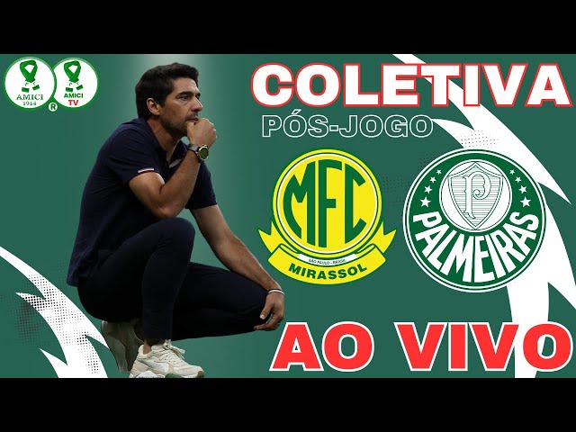 🔴AO VIVO | 🎤COLETIVA ABEL FERREIRA🎤  | ⚽PÓS-JOGO⚽ | MIRASSOL 2x3 PALMEIRAS | 🏆PAULISTÃO 2025🏆