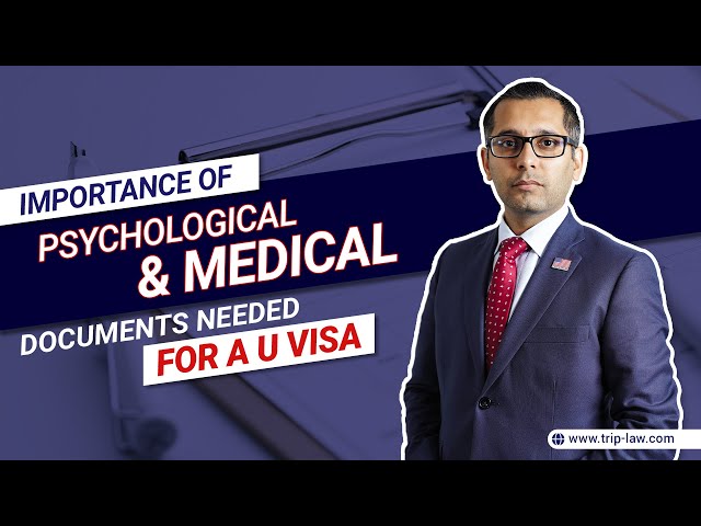 U visa Requirements: The Importance of Psychological & Medical Documents #uvisa #usimmigration