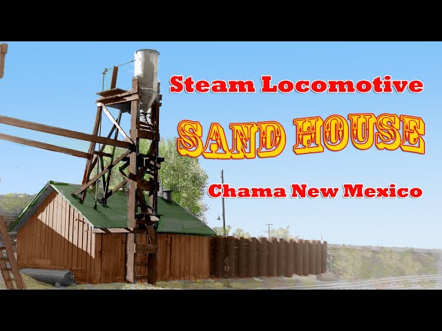 Steam Locomotive Sand House - Chama New Mexico - Gathering of Victorian Locomotives