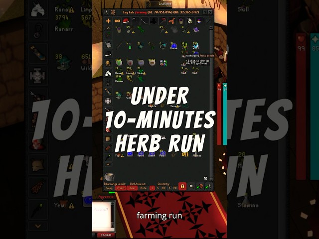 Under 10-Minutes Herb Run