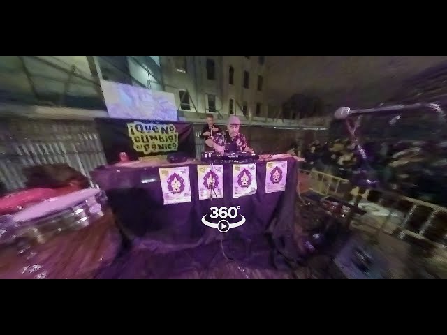 Dj Andy Loop pinchando en la Farinera, Video realizado en 360 grados VR 4K