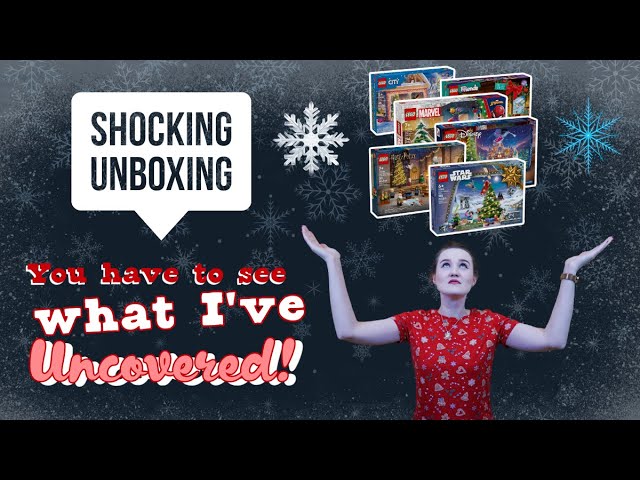 LEGO ADVENT CALENDARS: HARRY POTTER, CITY, FRIENDS, DISNEY, STAR WARS, MARVEL UNBOXING 23/2024