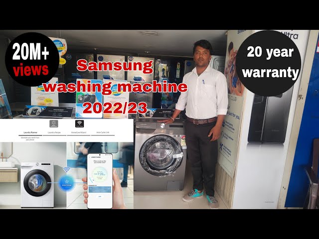 Best washing machine Samsung 2022/23 Samsung Eco bubble washing machine Wi-Fi smart control#samsung