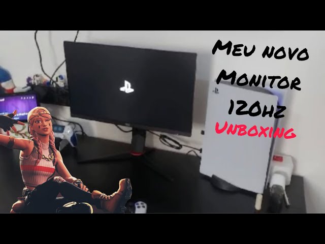 Unboxing do meu monitor 120hz🥶🥶🤑