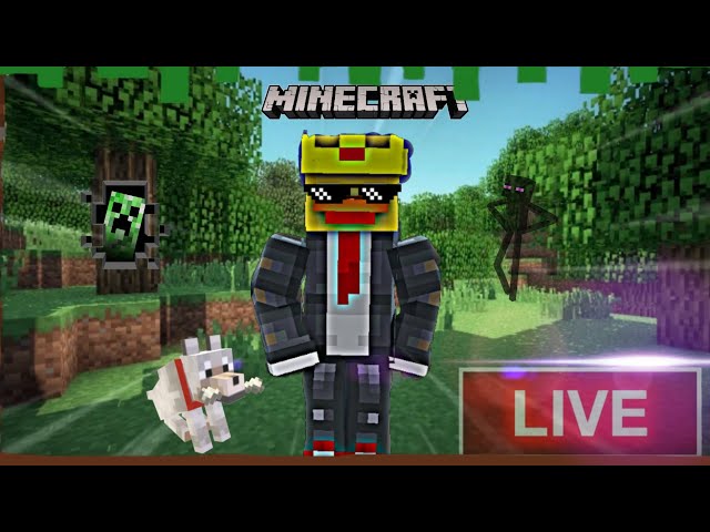 Play minecraft pocket edition live stream in hindi #mincraft #livestreamhindi #pocketedition #hindi