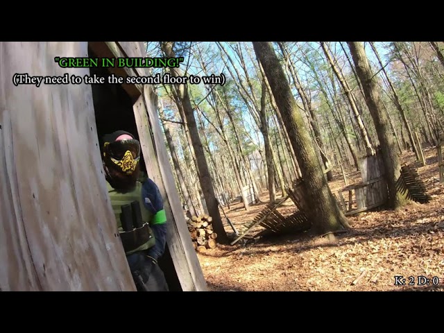 Outnumbered and Overwhelmed (defending bowling alley)at UBG airsoft