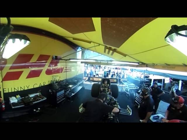 Go INSIDE the PITS for Del Worsham"s warm up in #MelloYello360