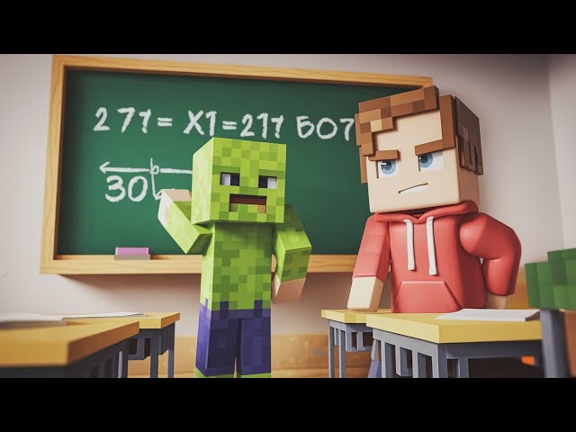 JJ and Mikey Back to School in hindi ?!  | Minecraft story in Hindi | Minecraft video #minecraft