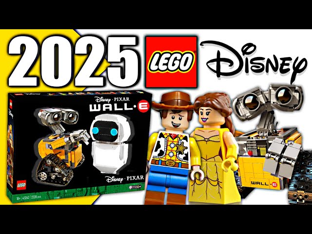 HUGE LEGO DISNEY 2025 LEAKS! WALL-E, Toy Story, and a NEW Disney Castle!