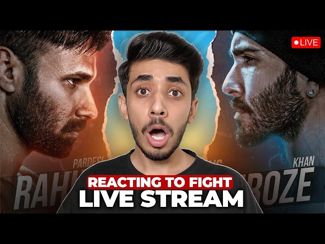 RAHIM PARDESI VS FEROZ KHAN BOXING MATCH LIVE #rahimperdesi #ferozekhan - REACTION LIVE