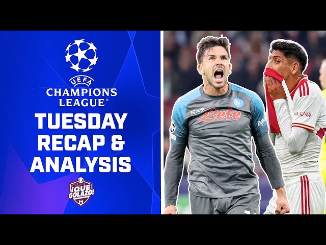 Napoli dismantle Ajax, Inter edge Barcelona, Liverpool beat Rangers, more | UCL recap & analysis