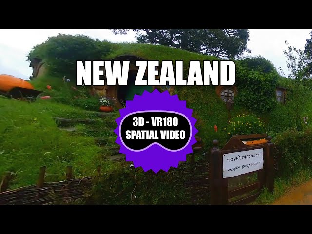 New Zealand Hobbiton Walk - Part 6 - VR180 - Spatial Video