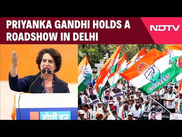 Priyanka Gandhi Rally | Priyanka Gandhi News | Priyanka Gandhi LIVE | Rahul Gandhi | Delhi Elections