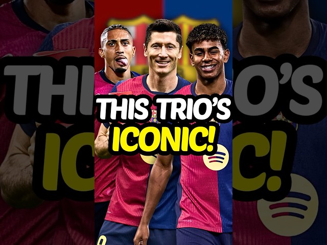 Barca’s Unique attacking TRIO! 😮