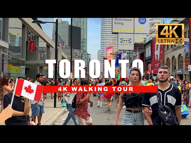 🇨🇦 Toronto, Canada Walking Tour - Downtown Bloor & Yonge Street [4K Ultra HDR/60fps]