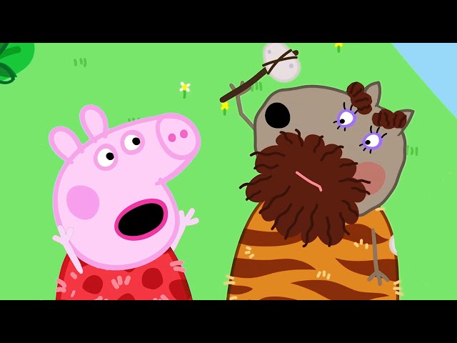 Peppa Goes Back To The Stone Age 🦴🐷  We Love Peppa Pig