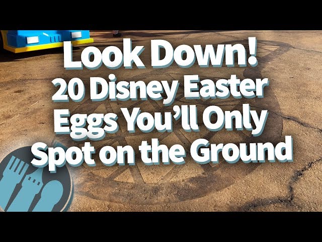 Look Down! 20 Disney Easter Eggs You'll Only Spot On The Ground!