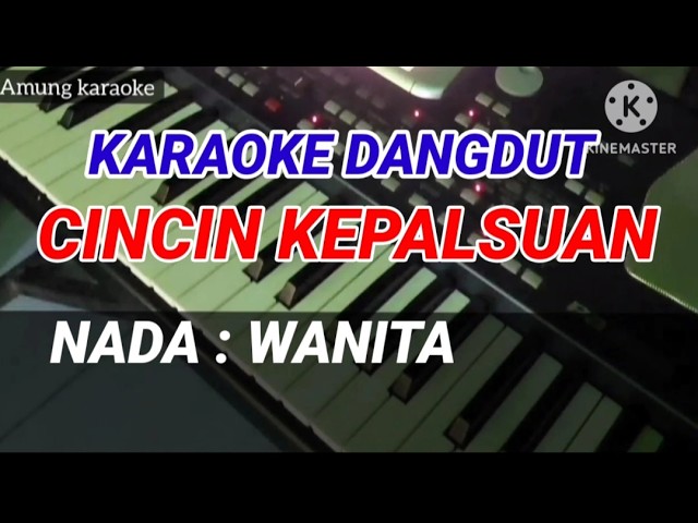 CINCIN KEPALSUAN - KARAOKE DANGDUT NADA WANITA