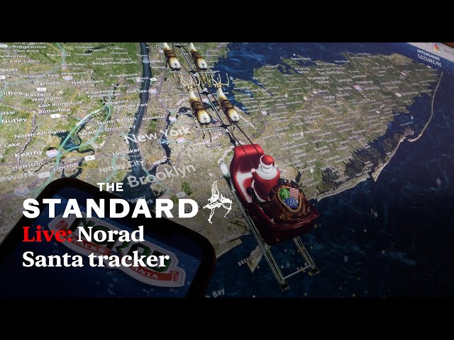 Norad Santa tracker LIVE: watch as US Air Force tracks Father Christmas across the globe