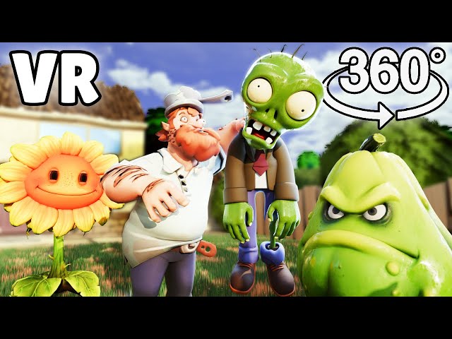 VR 360° Plants vs Zombies Animation