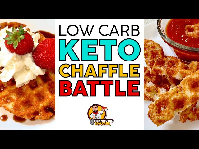 Keto CHAFFLE Battle! - The PERFECT Low Carb Chaffles Recipe?