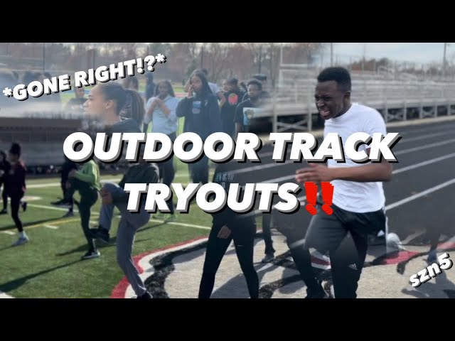 OUTDOOR TRACK TRYOUTS VLOG - DAY 1 &  2 - prestofuego