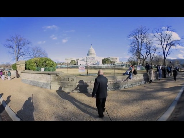 VIDEO 360 - Final preparations take place ahead of Donald Trump's inauguration